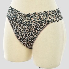 HANKY PANKY Leopard Signature Lace Original Rise Thong Underwear ONE SIZE NWT