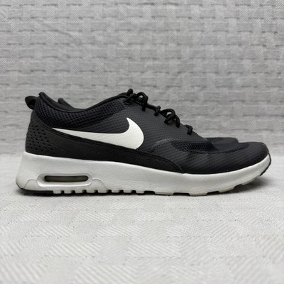 Nike Air Max Thea Shoes Womens Size 7.5 Black Mesh Running Cushioned Sneakers