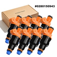 Set 8 24lb Fuel Injectors For Chevy Ford Dodge Ls1 Lt1 5.0l 5.7l V8 250cc