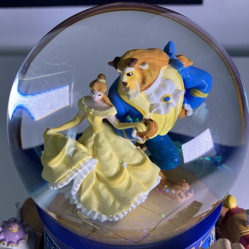 Disney Beauty and the Beast Musical Snow Globe – Rotating Figures w/ COA - Picture 2 of 20