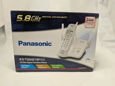 Panasonic KX-TG5421W White Cordless Phone 5.8 GHz