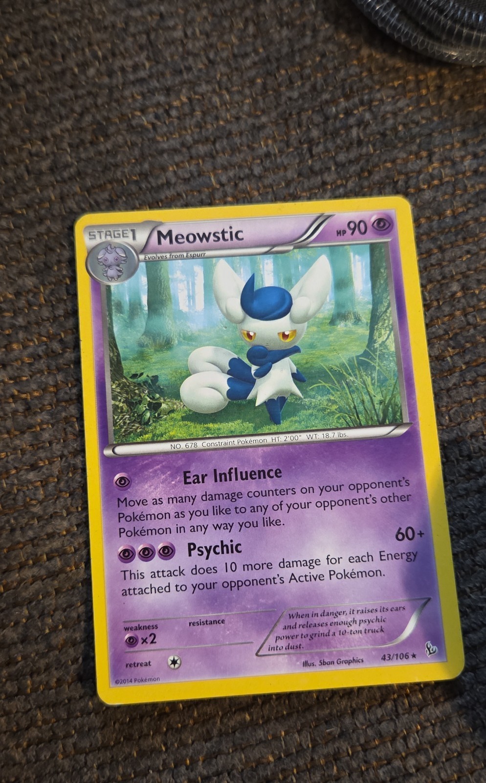 Meowstic 43/106 Flashfire Regular