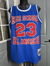1980 High School Legend Basketball All American McDonald's Jersey Michael Jordan