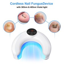 Nail Fungus Therapy Lamp Healthy Adjustable Timer Dual Wavelength Toenail Care