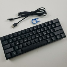 HK Gaming GK61 RGB Mechanical Keyboard Optical Gateron-Black