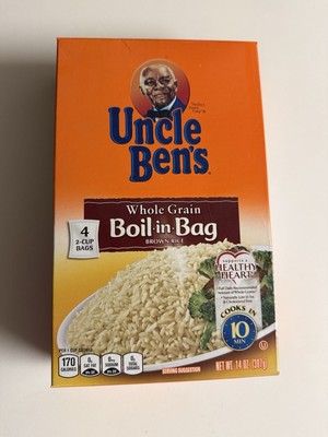 Uncle Ben s Discontinued Logo Rice Box (Empty) Collector s Item
