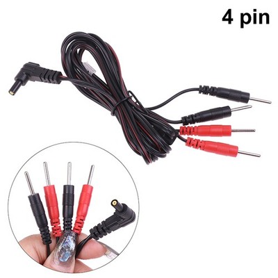 Electrotherapy Electrode Lead Wires Cable Tens Massager 2.35mm Connection F3