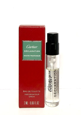 Declaration Haute Fraîcheur by Cartier for Men EDT 2ml / 0.06 oz Vial Spray