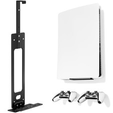 PS5 Wall Mount Kit, Space-Saving Console Mount for PlayStation 5, with 2 Cont...