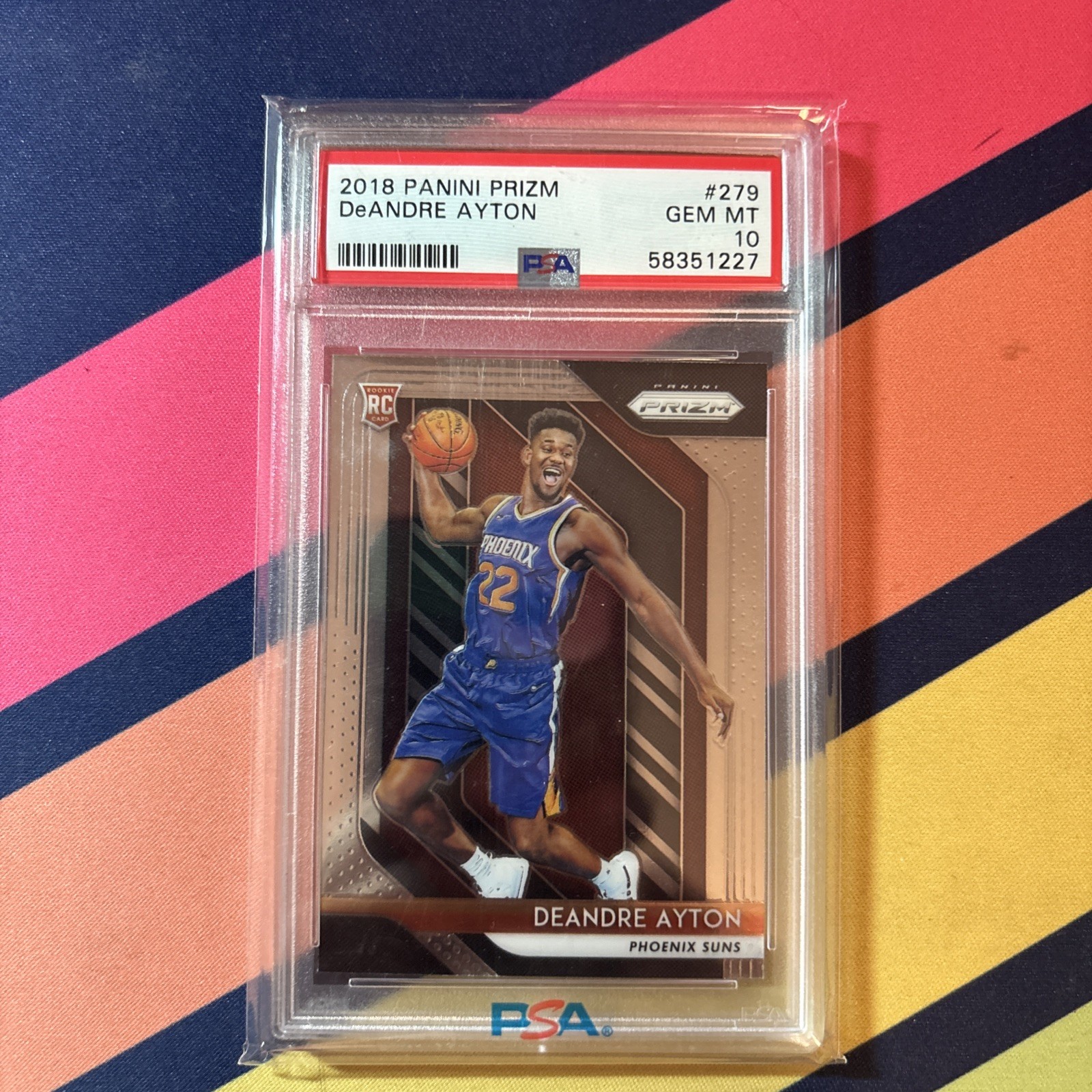 🏀 2018-19 Panini Prizm DeAndre Ayton ROOKIE PSA 10 💎 Mint #279 🔥 LA LAKERS 