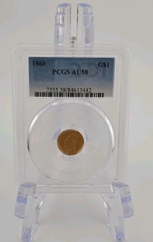 1860-P Gold Dollar — photo from the most recent tracked eBay sale