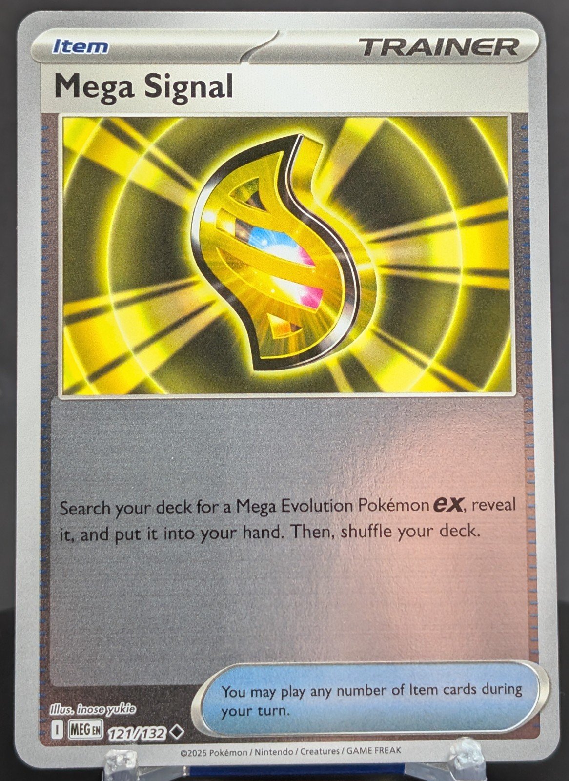 Pokemon Mega Signal #121/132 English Mega Evolution Reverse Holo