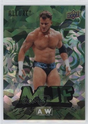 2024 Upper Deck Allure AEW Green Quartz 25/99 MJF #36 1g0e
