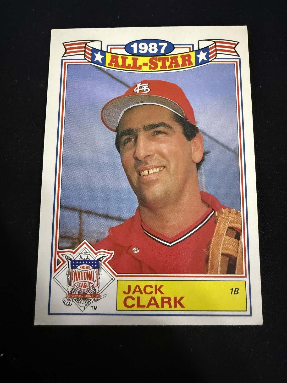1988 Topps #13 Jack Clark Glossy All-Stars