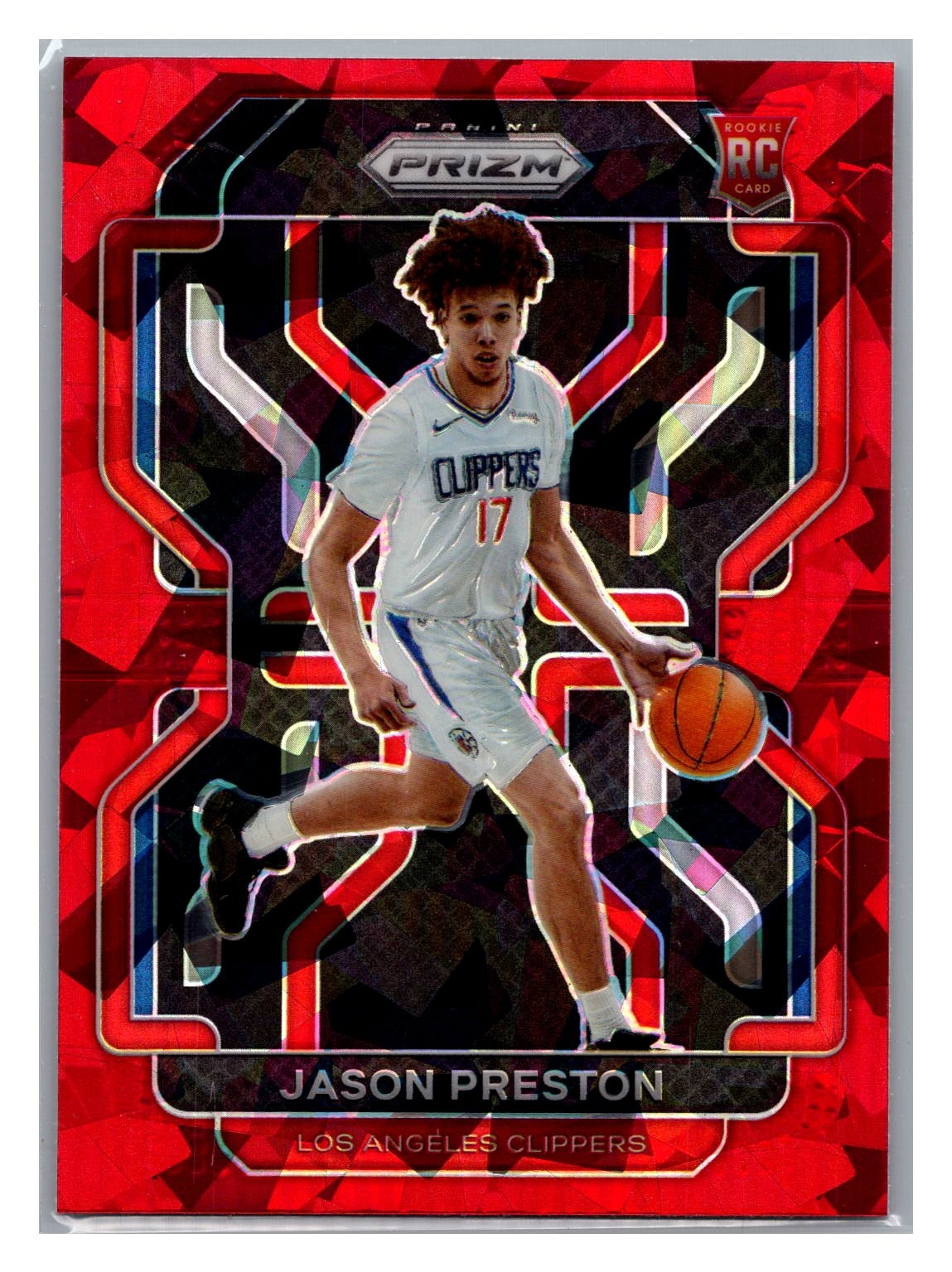 2021-22 Panini Prizm Red Ice Jason Preston #327 Rookie