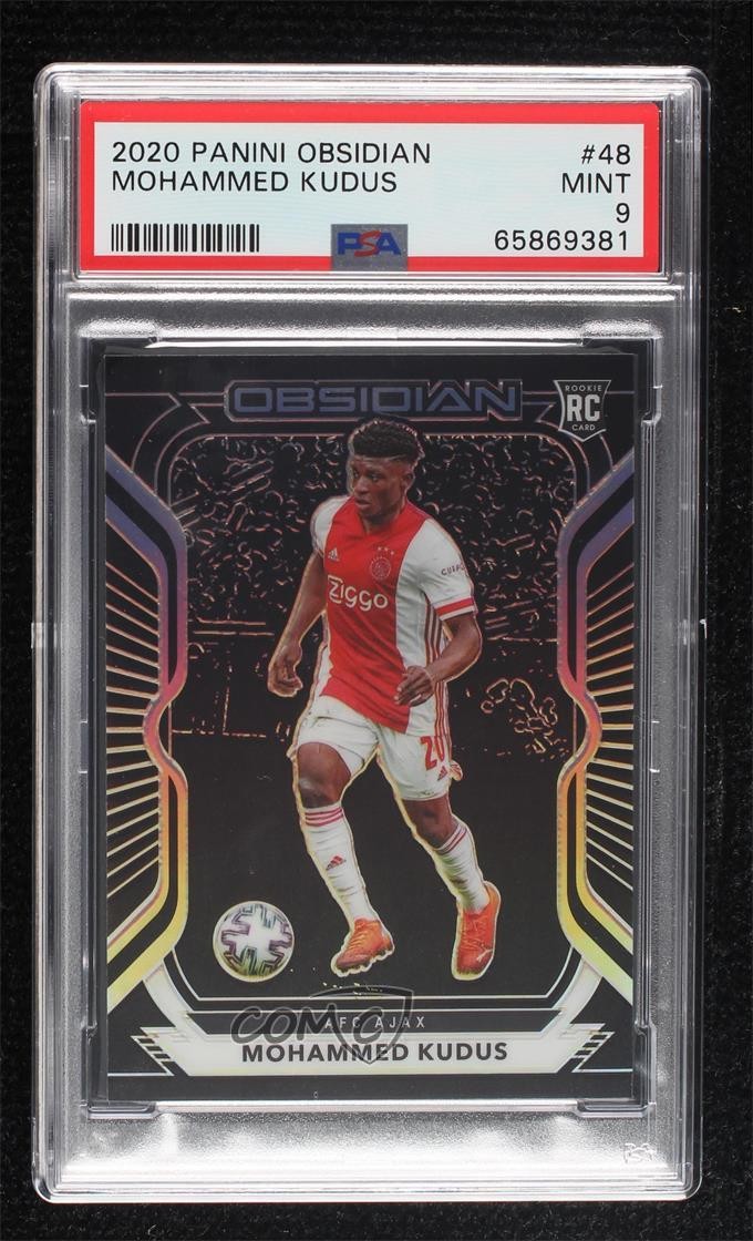2020-21 Panini Obsidian 95/195 Mohammed Kudus #48 PSA 9 MINT Rookie RC 0oc7