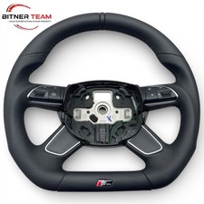 Sport Lenkrad Leder Lederlenkrad AUDi A3 8V Multifunktion Abgeflacht S-line