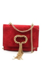 ROGER VIVIER Sac bandoulière Petit Dames Sac rouge-doré style décontracté