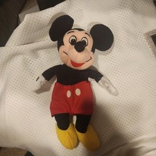 Mousketoys Disney Mickey Mouse 7" Mini Bean Bag Plush Rare Beanie Toy Vintage
