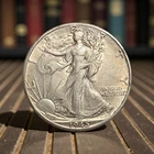 1945 D WALKING LIBERTY SILVER HALF DOLLAR HI GRADE U.S. MINT RARE COIN