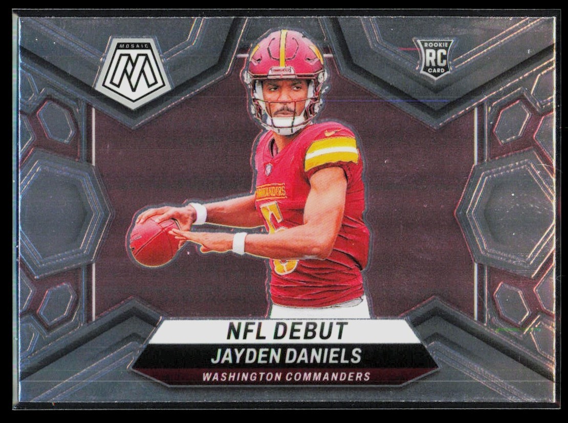 2024 Panini Mosaic Debut Jayden Daniels Rookie Washington Commanders #272