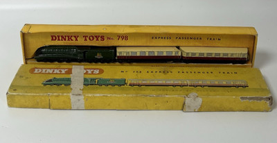 Vintage Dinky Toys 798 Express Personenzug in OVP mit Einsatz