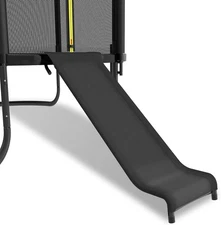 Trampoline Slide, 10FT 12FT 14FT 15FT 16FT Universal Outdoor Black 