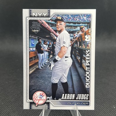 2026 Topps Series 1 Celebration Dugout Peeks #1 Aaron Judge SSP Case Hit Yankees