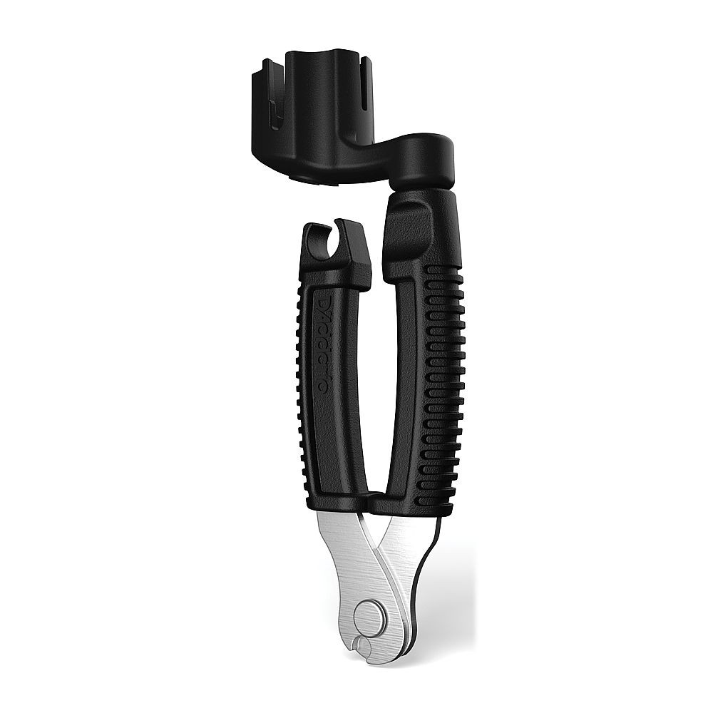 D'Addario Pro Winder Guitar String Winder Cutter and Bridge Pin Remover (Black)