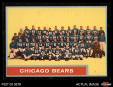 1962 Topps #25 Bears Team 7 - NM