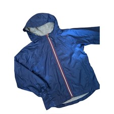 LL Bean Boys Flannel-Lined Nylon Lightweight Jacket Sz 8
