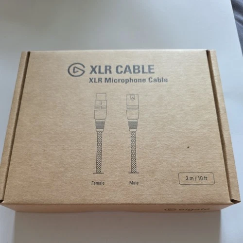 Elgato 10CAL9901 audio cable 3 m XLR (3-pin) Black