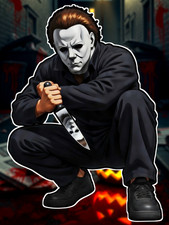Halloween Horror Movie Michael Myers 6" High Quality Vinyl Sticker