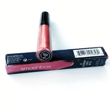 Smashbox Lip Gloss MAUVE SQUAD Be Legendary Liquid Metal full size 0.27fl.oz NIB