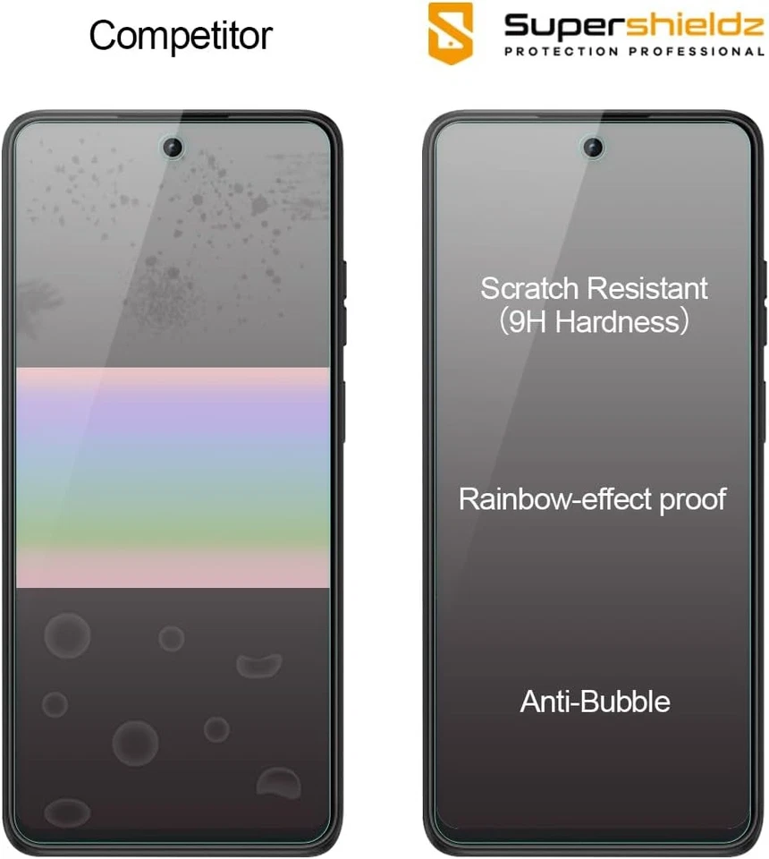 Supershieldz (Paquete de 3) Diseñado para Motorola Moto G 5G (2024) [No apto para...  Foto 2 de 4