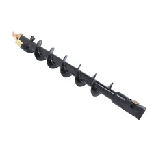 2" Hex Drive 6" x 48" Auger Bit for Skid Steer Post Hole Digger Heavy Duty