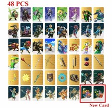 New 48pcs BOTW TOTK Zelda Tears of the Kingdom NFC Cards For Switch 2 /1/ Wii U