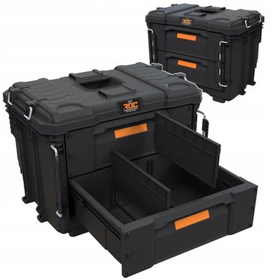 Werkzeugkoffer 2 Schubladen, Rigid, XL, neu