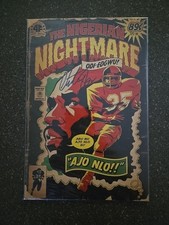 CHRISTIAN OKOYE KANSAS CITY CHIEFS SIGNED NIGERIAN  #05 POP FLY ART #171/289
