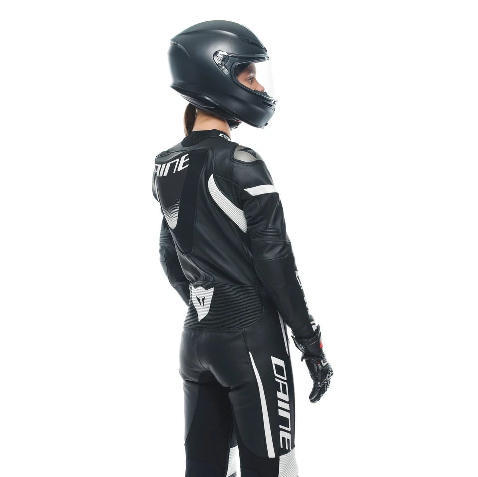Dainese Grobnik 1tlg. Combi Cuir Perforé Femmes (Noir/Blanc) Taille: 42 (48) - Photo 3/4