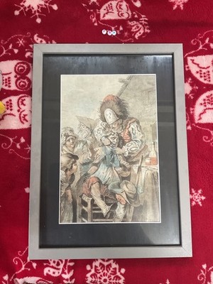 Art Print Framed Artwork Rare , Dentistry, Medical , By PIERRE ALEXANDRE WILLE