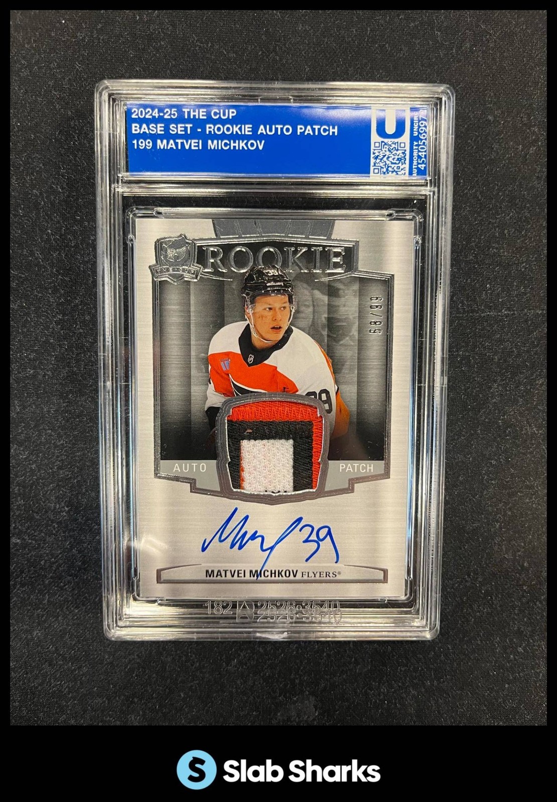 2024 UPPER DECK THE CUP #199 MATVEI MICHKOV ROOKIE PATCH AUTO /99