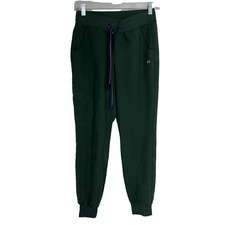 Figs Women S Zamora Jogger Scrub Pants Dark Green Nurse Hospital Doctor Tech