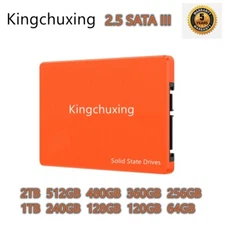 Kingchuxing 1TB 512GB SSD 2.5'' SATA III Internal Solid State Drive 550MB/s* Lot