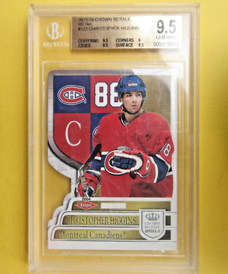 CHRISTOPHER HIGGINS ROOKIE 2003-04 GRADED GEM MT (9.5)  #122  Montreal Canadiens