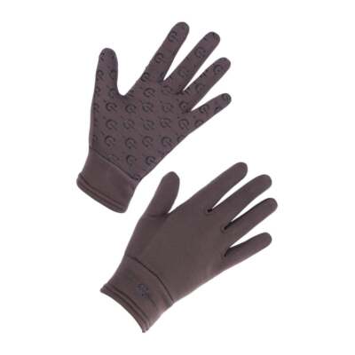 Covalliero Damen Reithandschuhe Fleece gefüttert schwarz/dunkel/marine kaffee