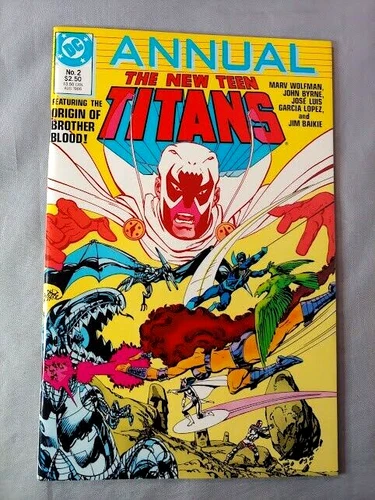 The new Teen Titans Annual #2 DC Comics 1986 NM-