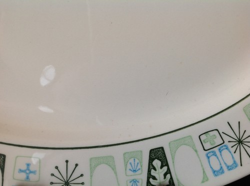 Taylor, Smith, & Taylor Cathay "Atomic" One (1) Salad Plate Taylorstone MCM - Picture 17 of 17