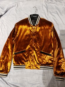 saint laurent gold jacket
