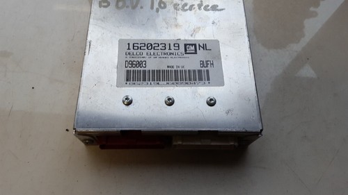 Opel Vectra 2000 ECU Engine Computer (Engine Control Unit) 1620231 #729223-77